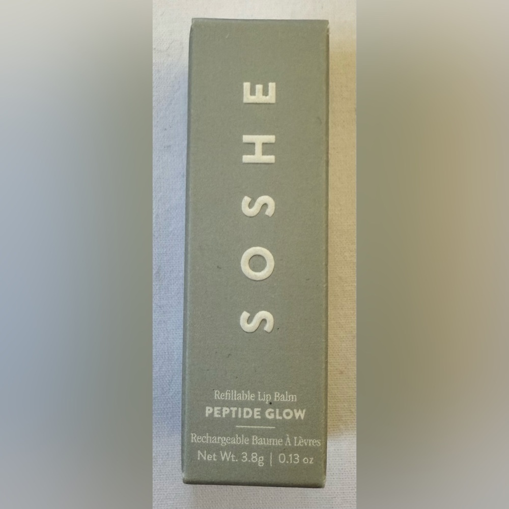 NWT SOSHE Peptide Glow Refillable Hydrating Lip Treatment | Clear - Picture 3 of 7
